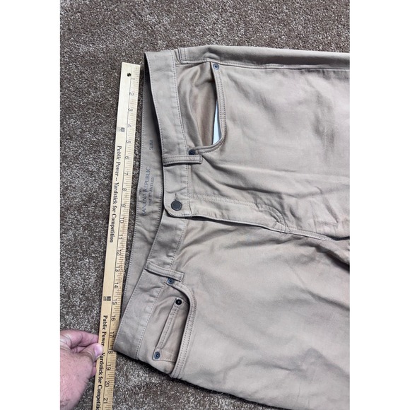 Banana Republic The Traveler Slim Fit Pants Khaki Tan Men's 36x34 - Picture 3 of 11